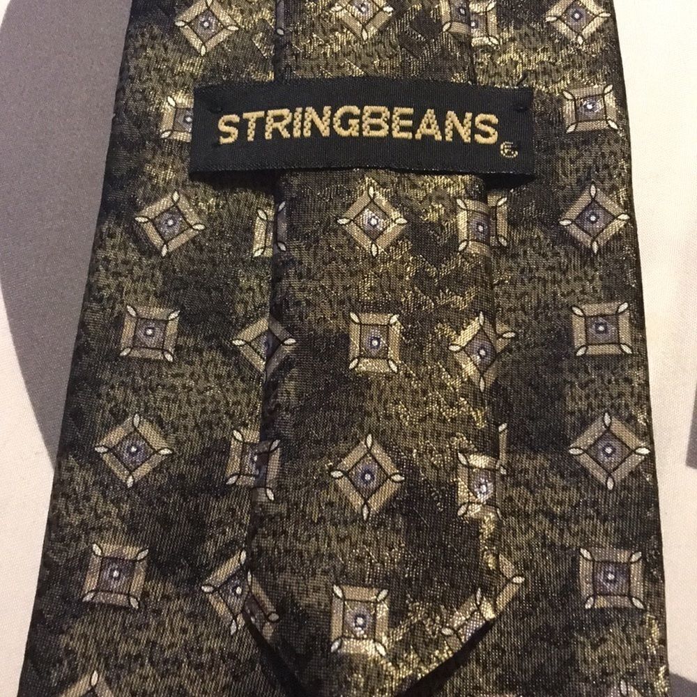 Men’s String beans tie - Picture 4 of 4